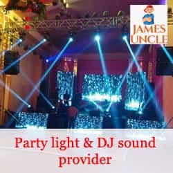 Party light and DJ Mr. Bappa Sarkar in Nowbhanga